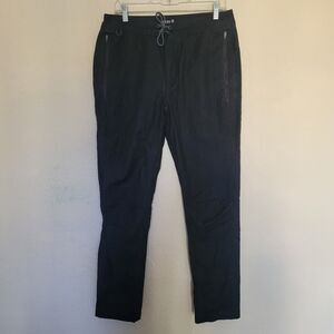 ROARK Mens Black LAYOVER 2.0 Drawcord Pants Sz 31 Outdoors Utility Hiking Travel